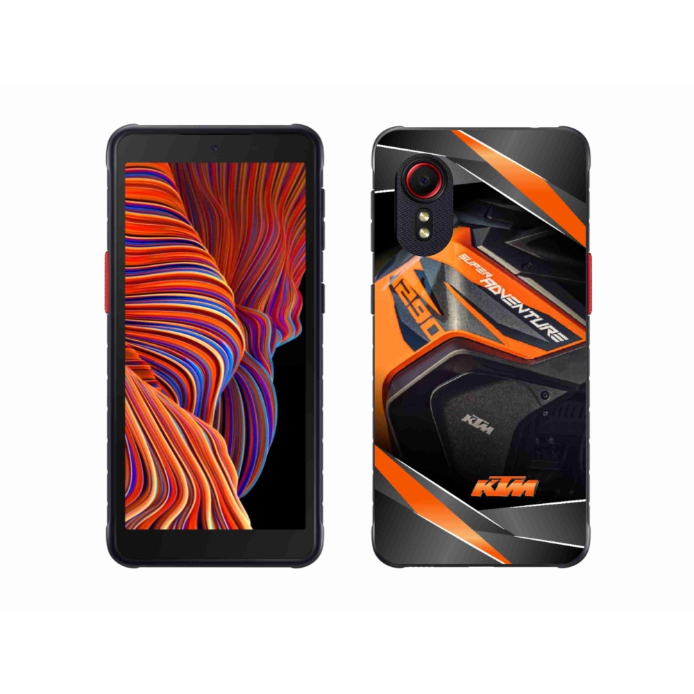 Gélový kryt mmCase na Samsung Galaxy Xcover 5 - motorka ktm