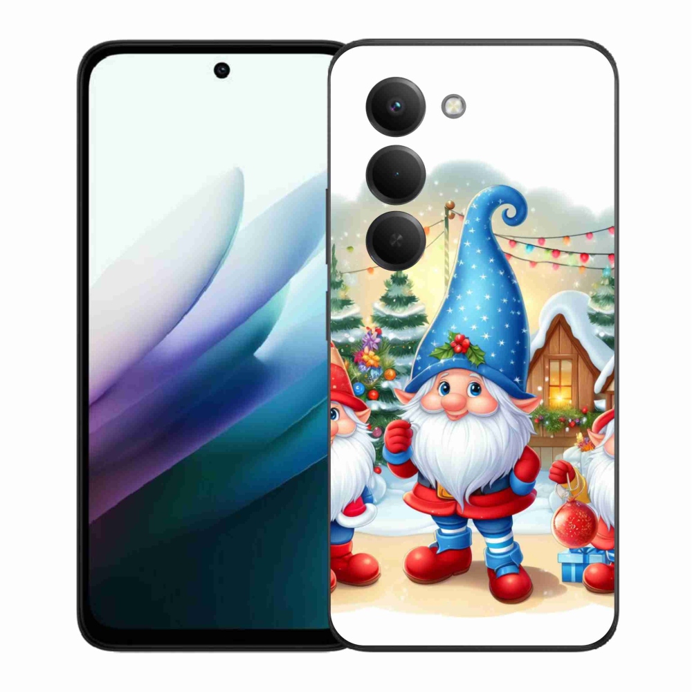 Gélový kryt mmCase na Xiaomi Redmi 15 4G/5G (171mm) - vianočné škriatkovia