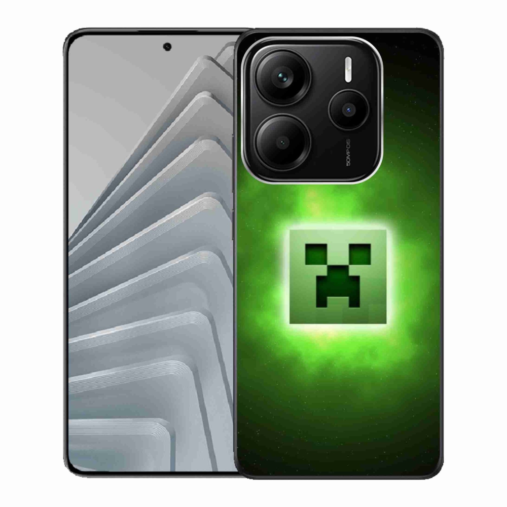 Gélový kryt mmCase na Xiaomi Redmi Note 14 5G - minecraft