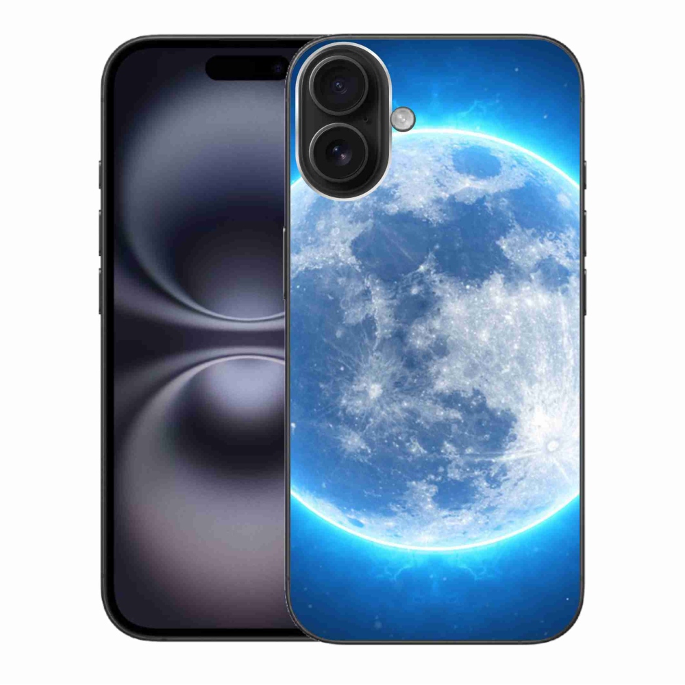 Gélový obal mmCase na iPhone 16 Plus - zemegule