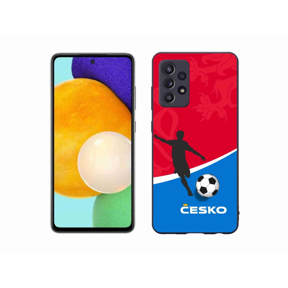 Gélový kryt mmCase na Samsung Galaxy A52s 5G - futbal Česko