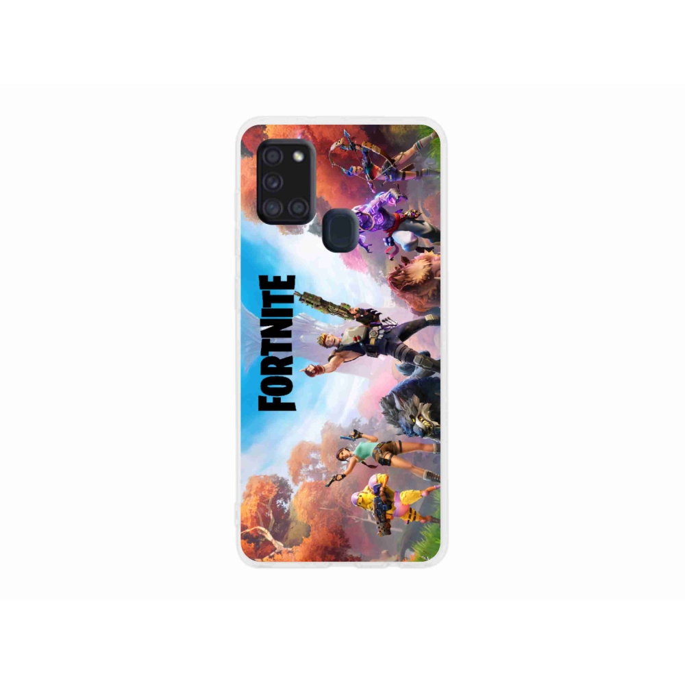 Gélový kryt mmCase na Samsung Galaxy A21s - fortnite 1