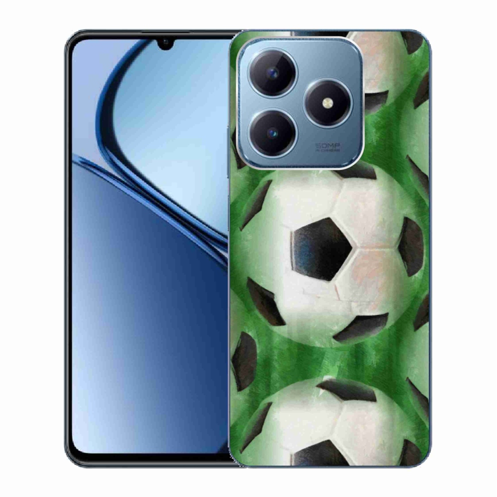 Gélový kryt mmCase na Realme C63 - futbalová lopta