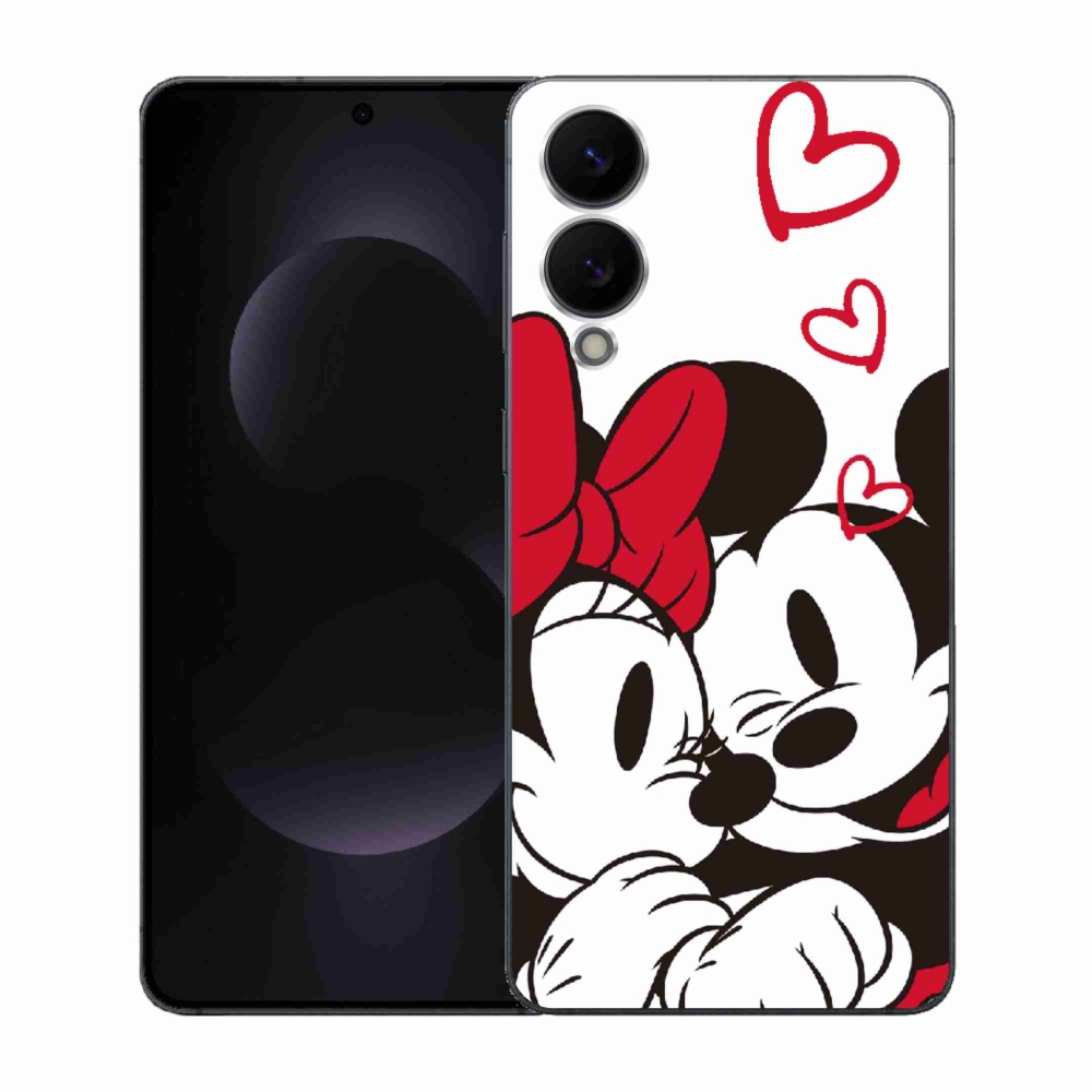 Gélový kryt mmCase na Samsung Galaxy S25 Edge - minnie a mickey