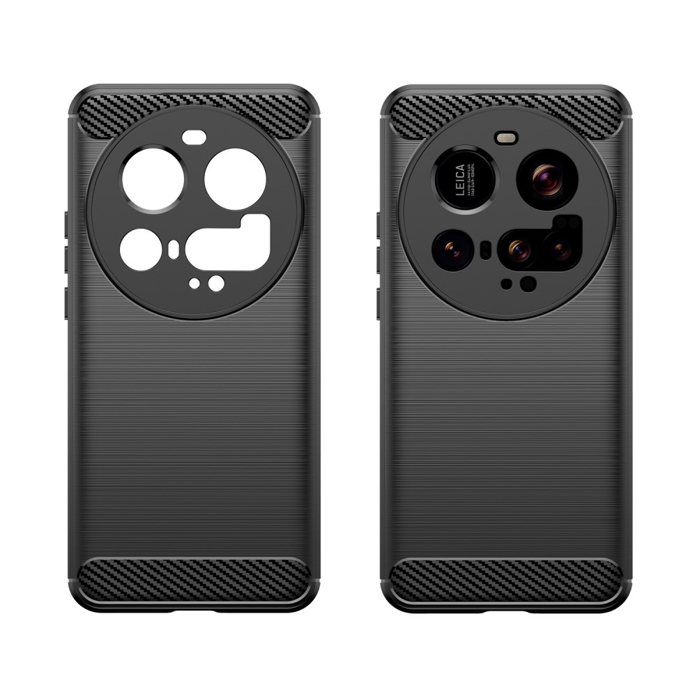 Carbon odolný gélový obal na Xiaomi 15 Ultra - čierny