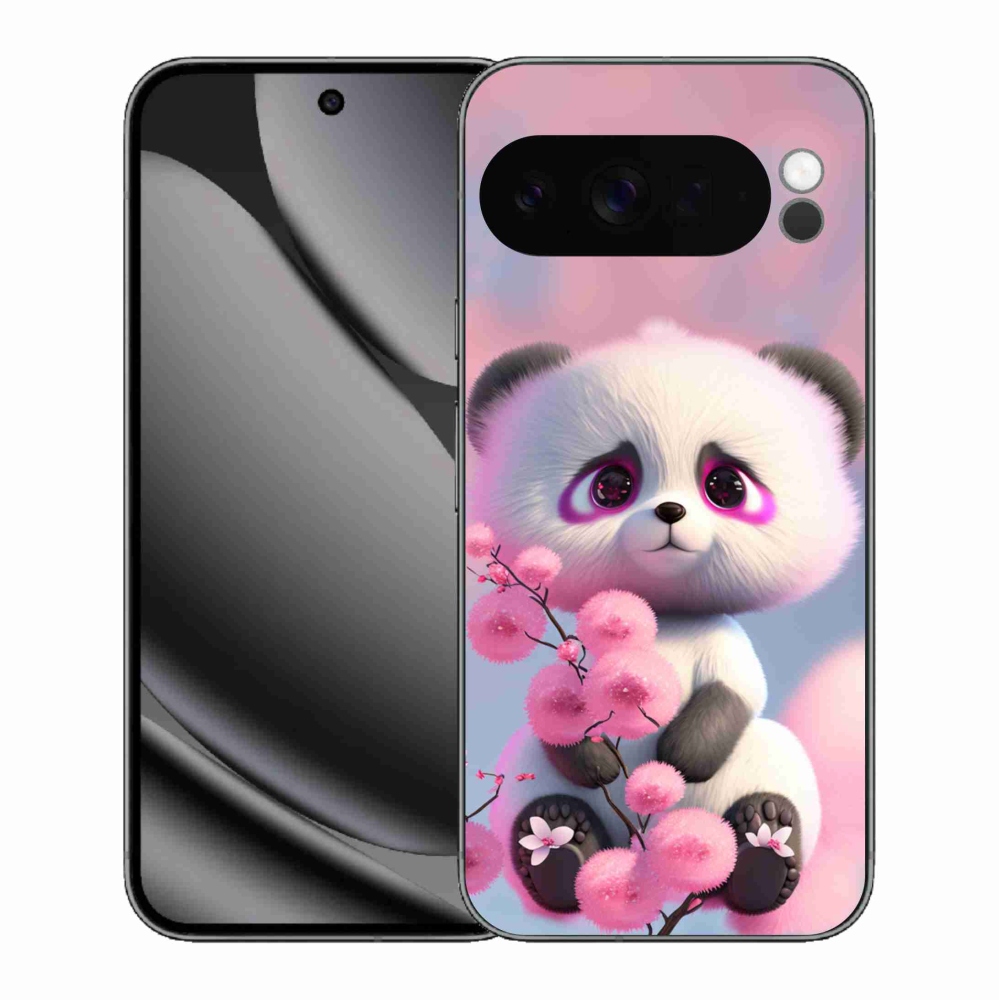 Gélový kryt mmCase na Google Pixel 10 Pro XL - roztomilá panda 1