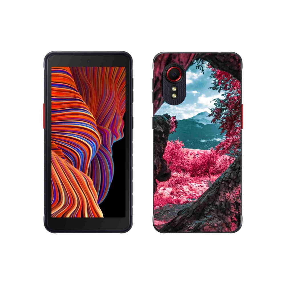 Gélový kryt mmCase na Samsung Galaxy Xcover 5 - výhľad na hory