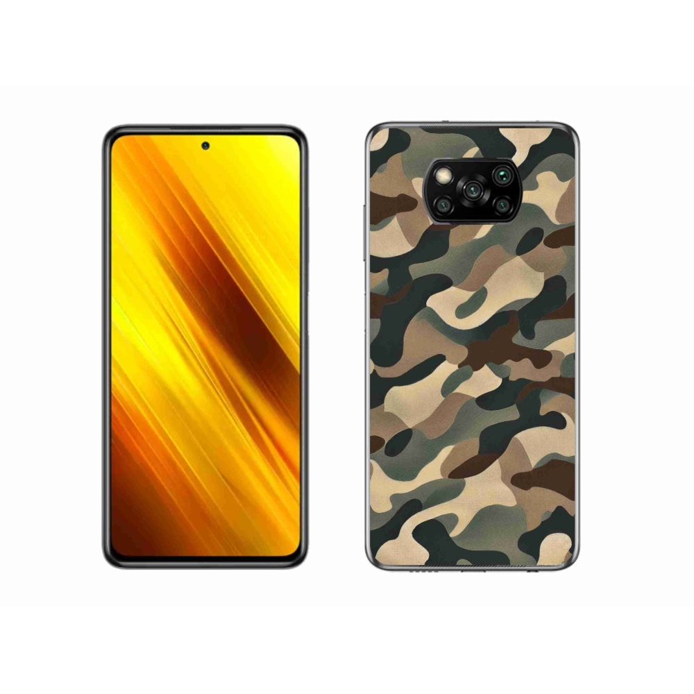 Gélový kryt mmCase na Xiaomi Poco X3 - maskáčový vzor 11