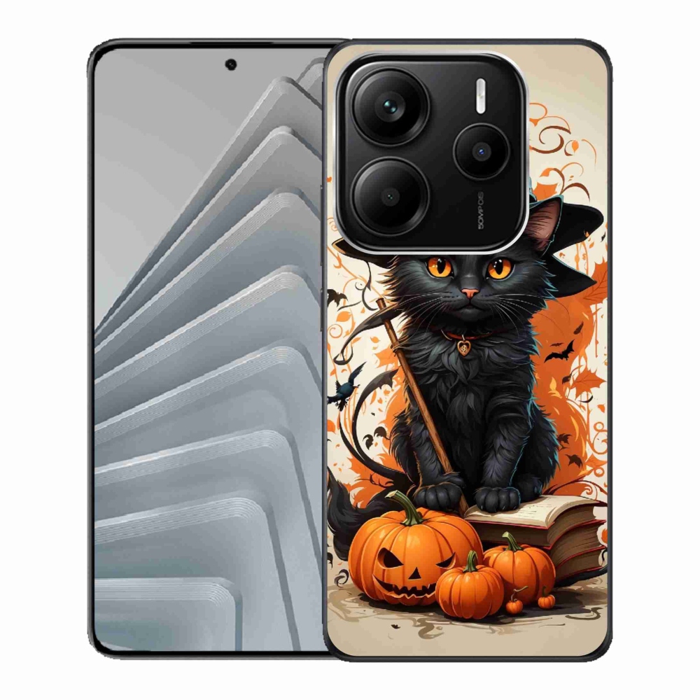 Gélový kryt mmCase na Xiaomi Redmi Note 14 5G - kocour čaroděj