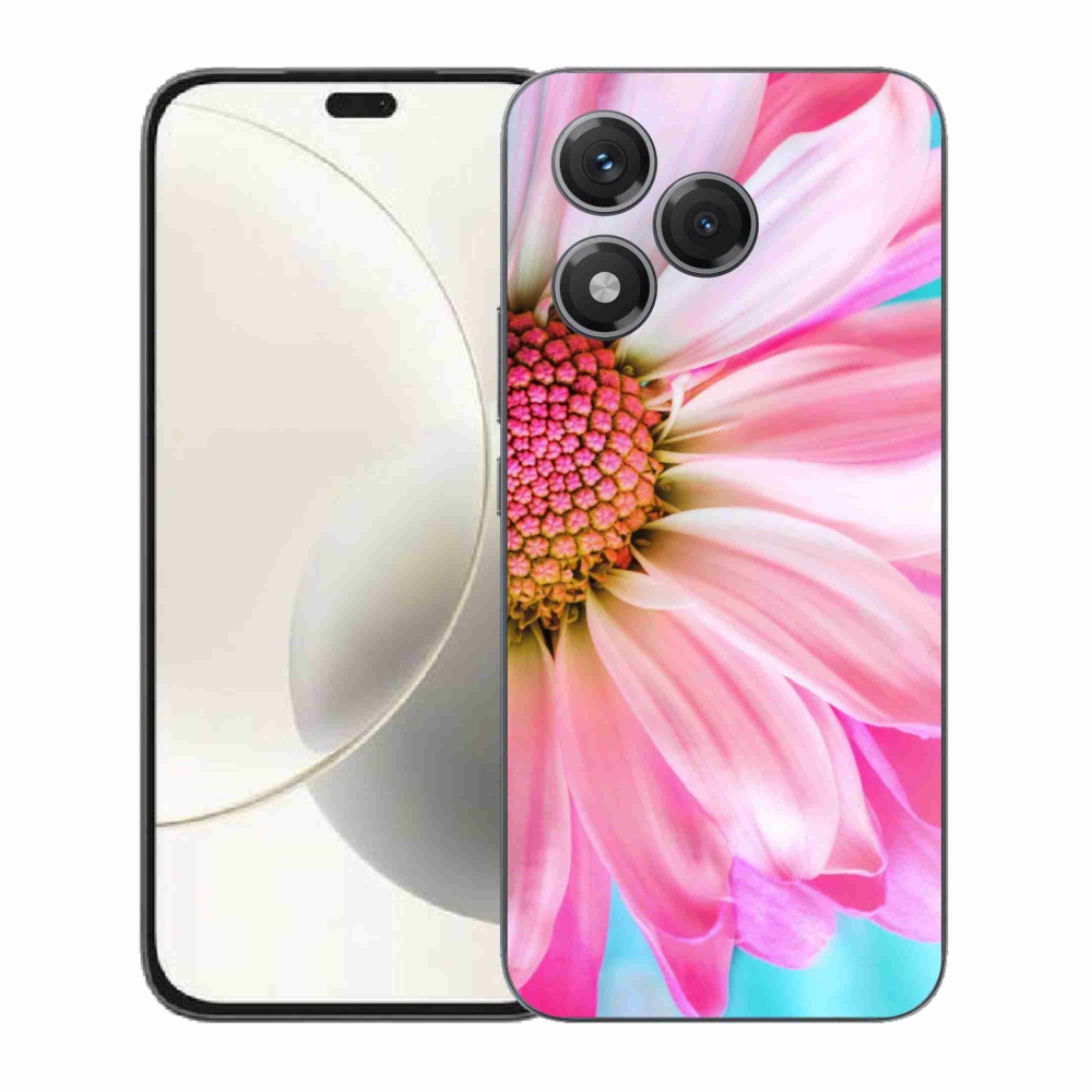 Gélový kryt mmCase na Honor 400 Lite - ružová kvetina