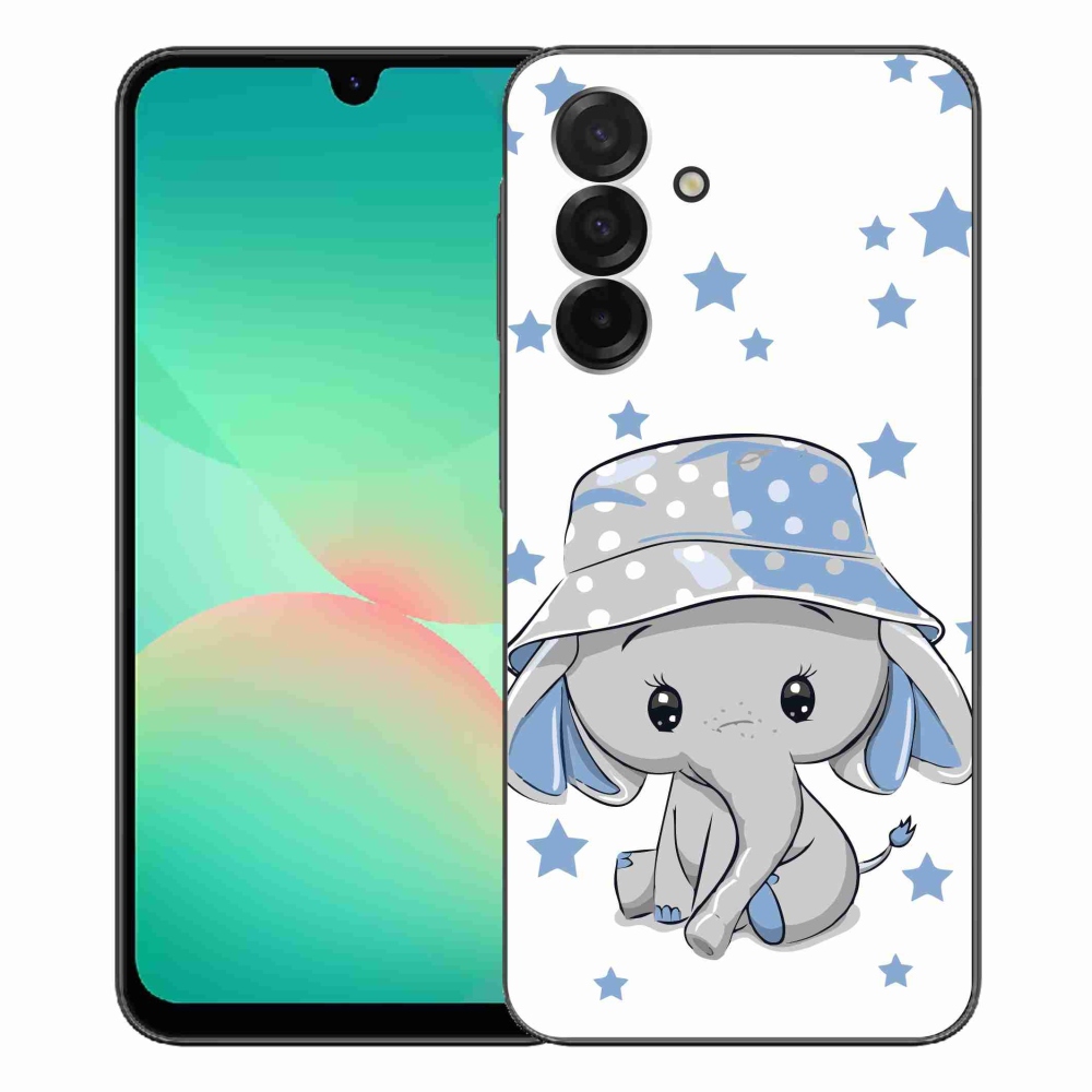 Gélový kryt mmCase na Samsung Galaxy A26 5G - modrý slon