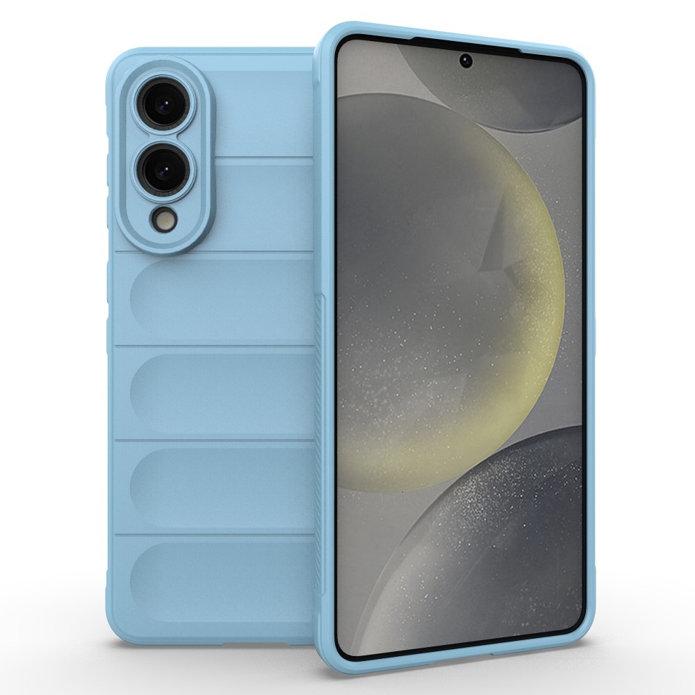 Rugg odolný gélový obal na Samsung Galaxy S25 Edge - svetlomodrý