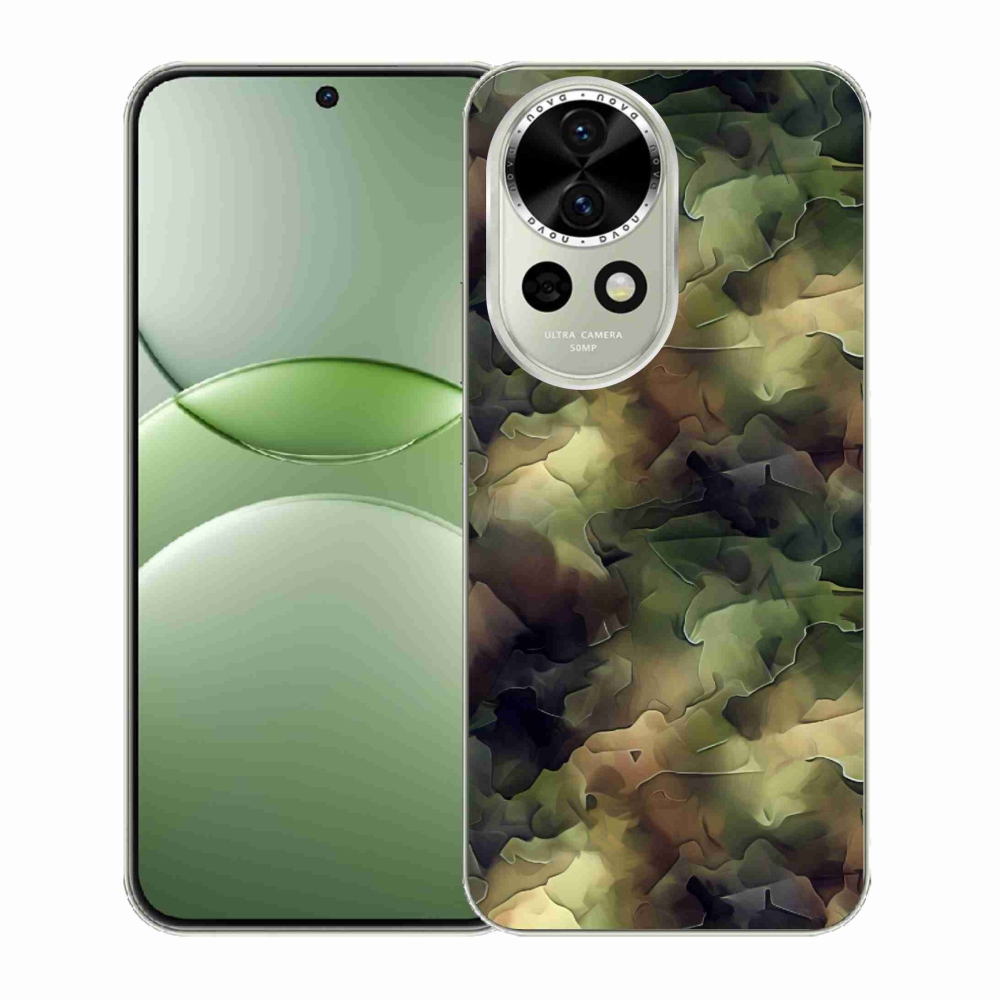Gélový kryt mmCase na Huawei Nova 13 5G - maskáčový vzor 10
