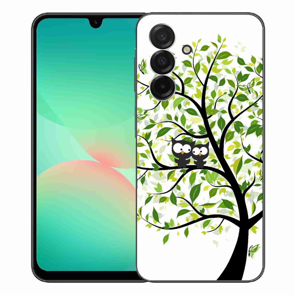 Gélový kryt mmCase na Samsung Galaxy A26 5G - malej sovy na strome