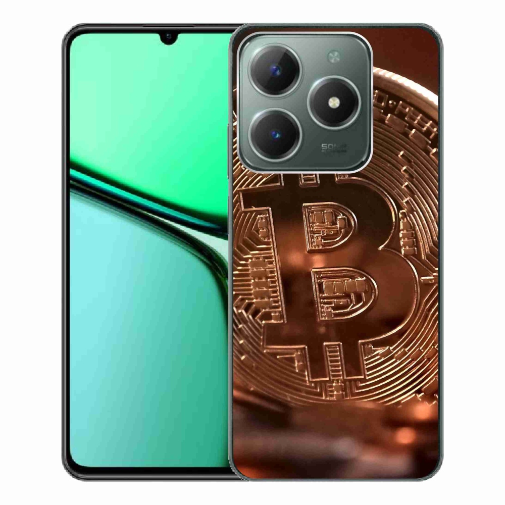 Gélový kryt mmCase na Realme C61 - bitcoin