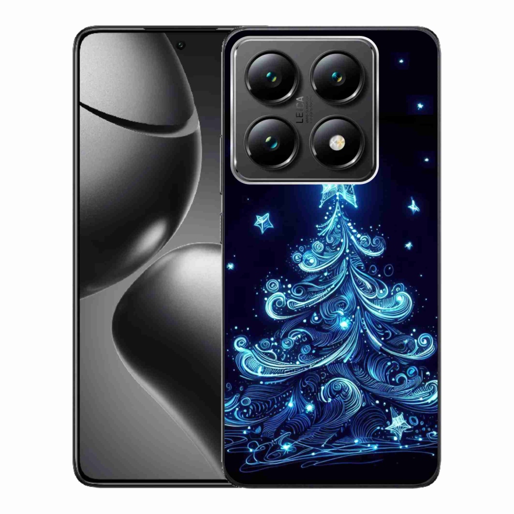 Gélový kryt mmCase na Xiaomi 14T Pro - neónový vianočný stromček 4