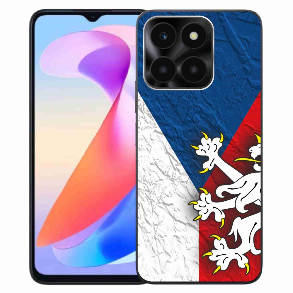 Gélový kryt mmCase na Honor X6a - česká vlajka 1