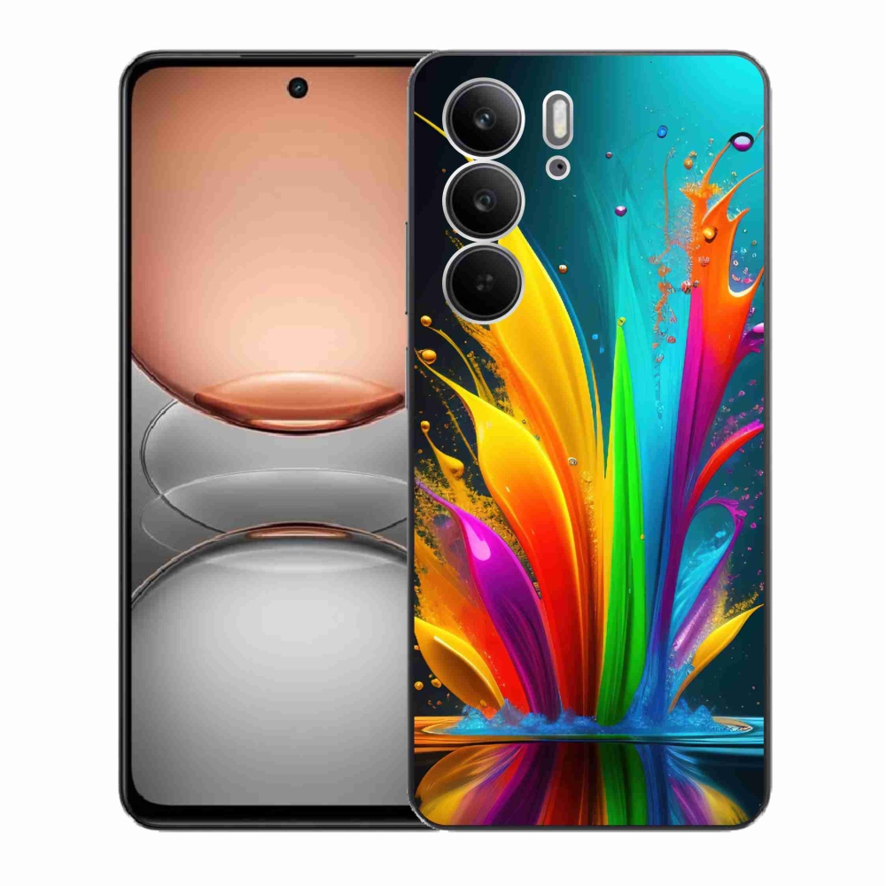 Gélový kryt mmCase na Realme C75 - abstraktný motív 1