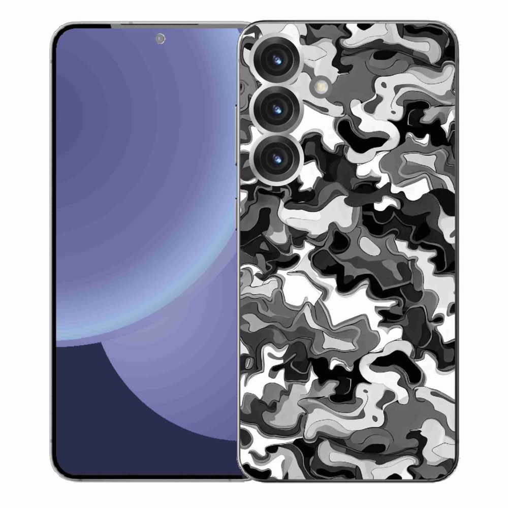 Gélový kryt mmCase na Samsung Galaxy S25+ - maskáčový vzor 3
