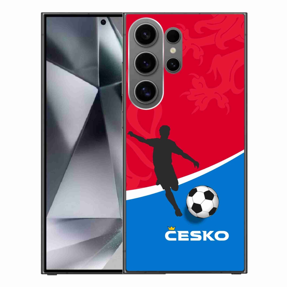 Gélový kryt mmCase na Samsung Galaxy S24 Ultra - futbal Česko