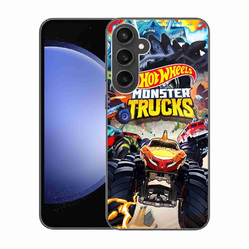 Gélový kryt mmCase na Samsung Galaxy S23 FE - hot wheels 2