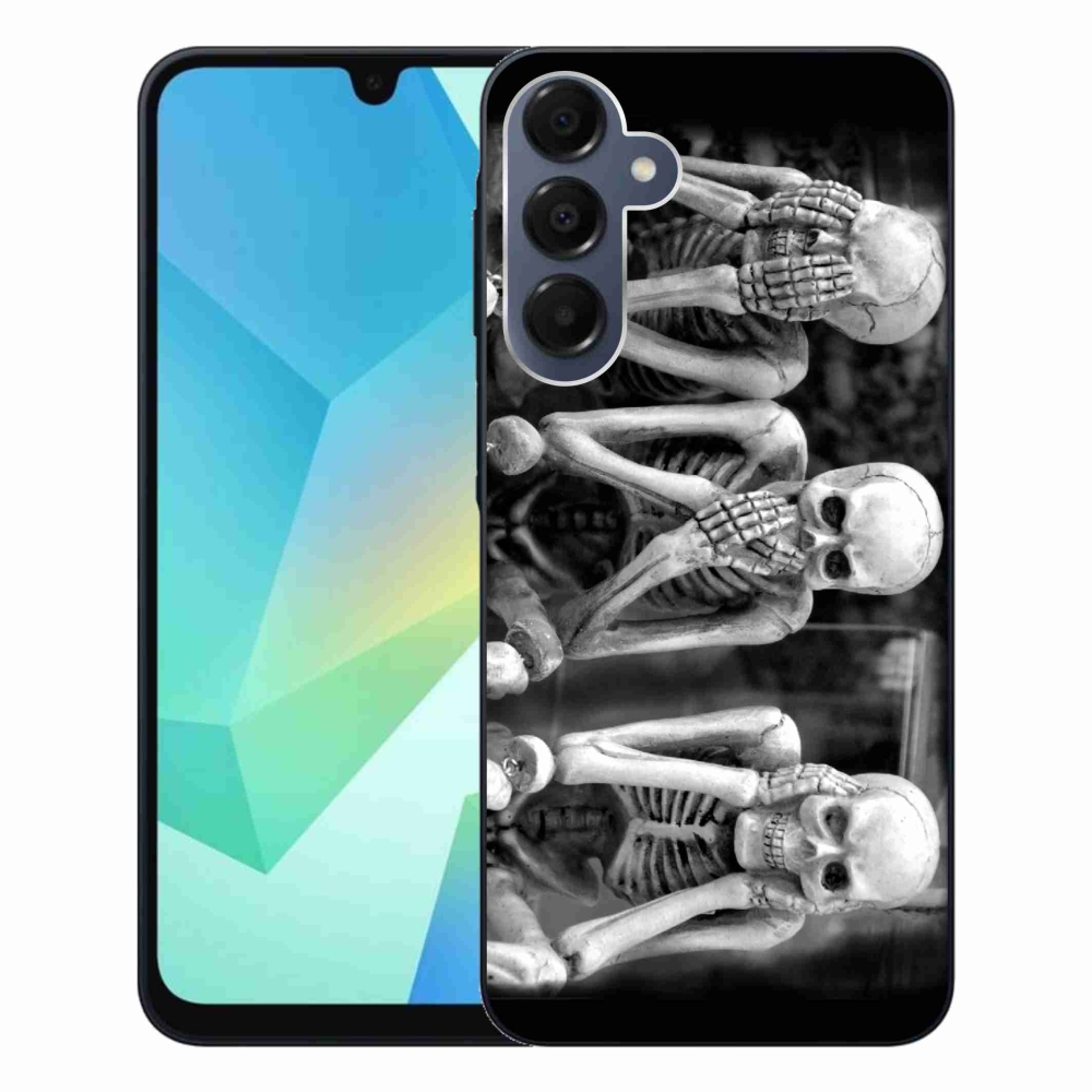 Gélový kryt mmCase na Samsung Galaxy A16 4G/5G - kostlivci