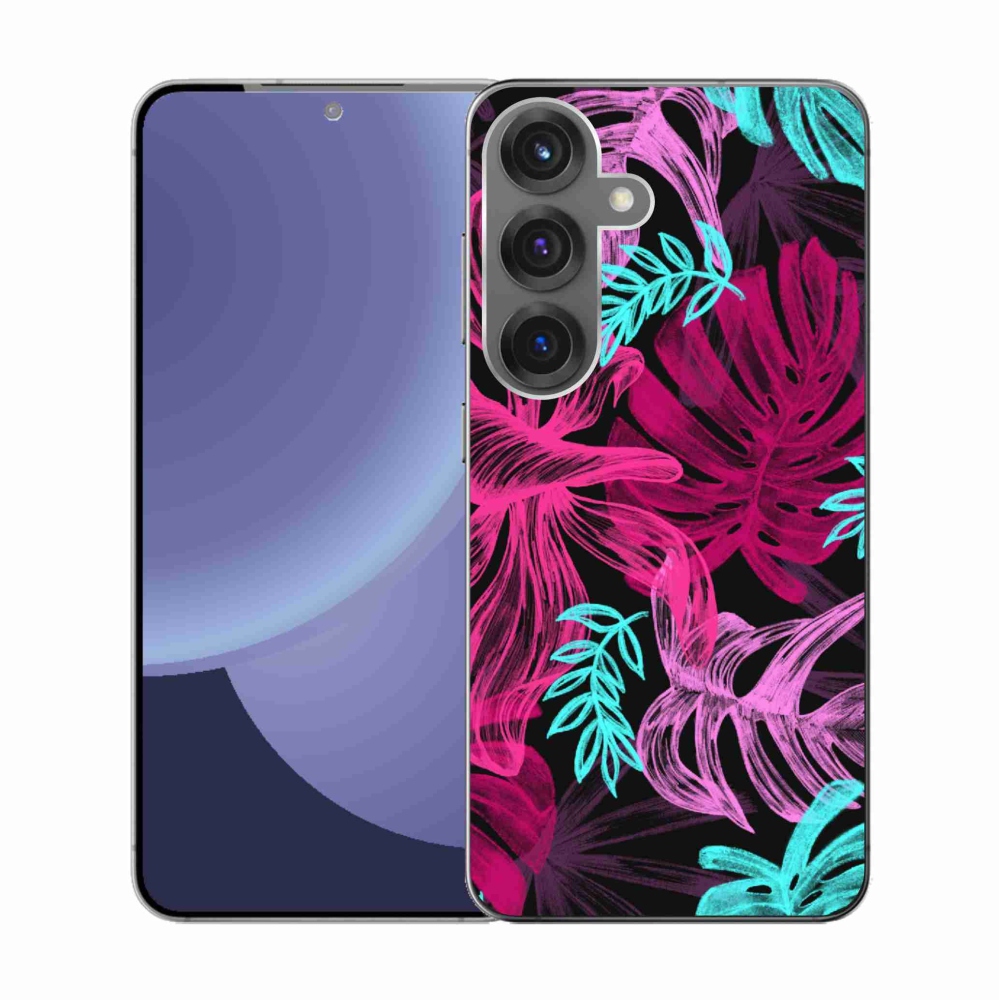 Gélový kryt mmCase na Samsung Galaxy S25 - kvety 1