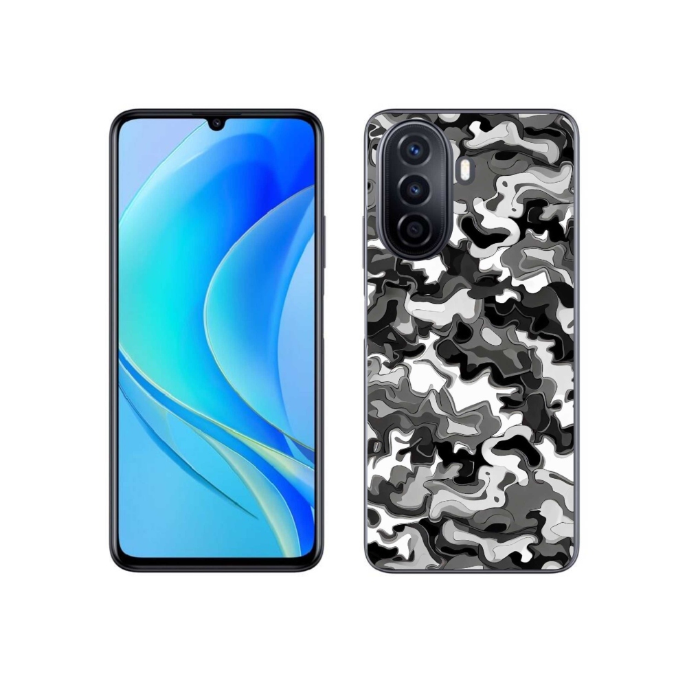 Gélový kryt mmCase na Huawei Nova Y70 - maskáčový vzor 3