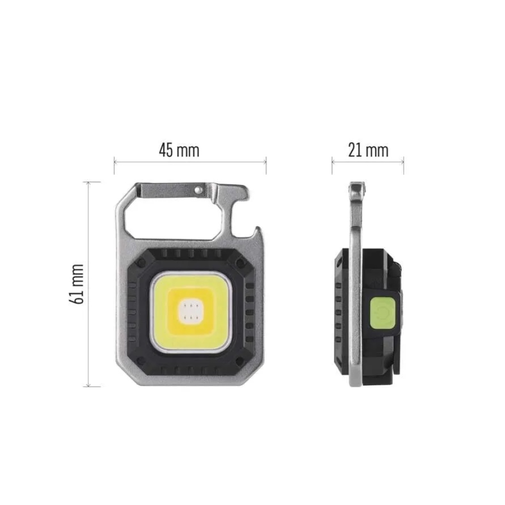 Nabíjacie mini LED svietidlo - prívesok, 750 lm