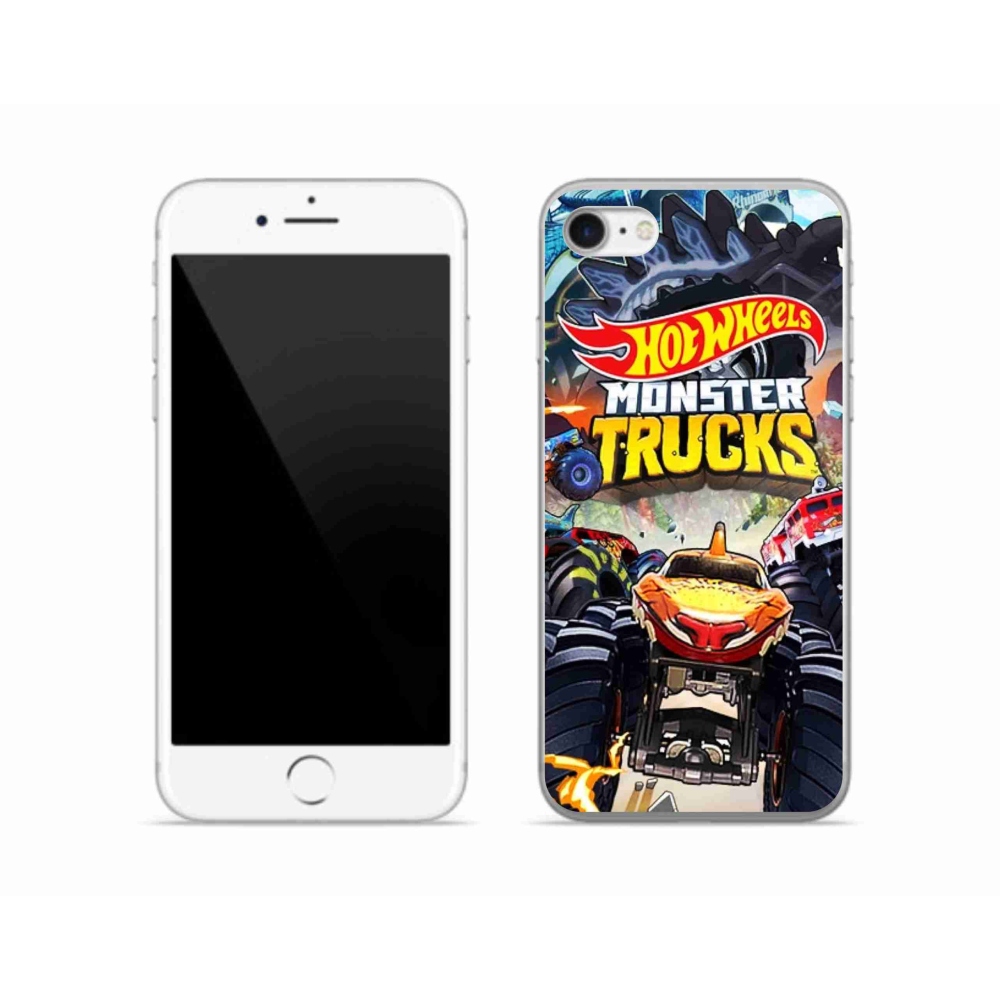 Gélový kryt mmCase na iPhone SE (2022) - hot wheels 2