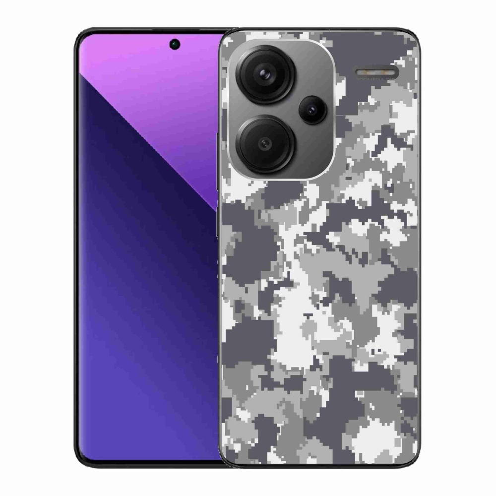 Gélový kryt mmCase na Xiaomi Redmi Note 13 Pro+ 5G - maskáčový vzor 2