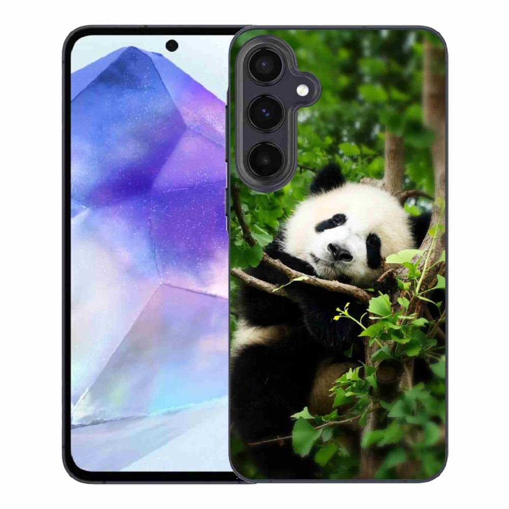 Gélový kryt mmCase na Samsung Galaxy A55 5G - panda