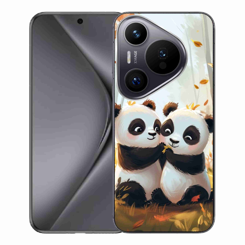Gélový kryt mmCase na Huawei Pura 70 Pro - pandy
