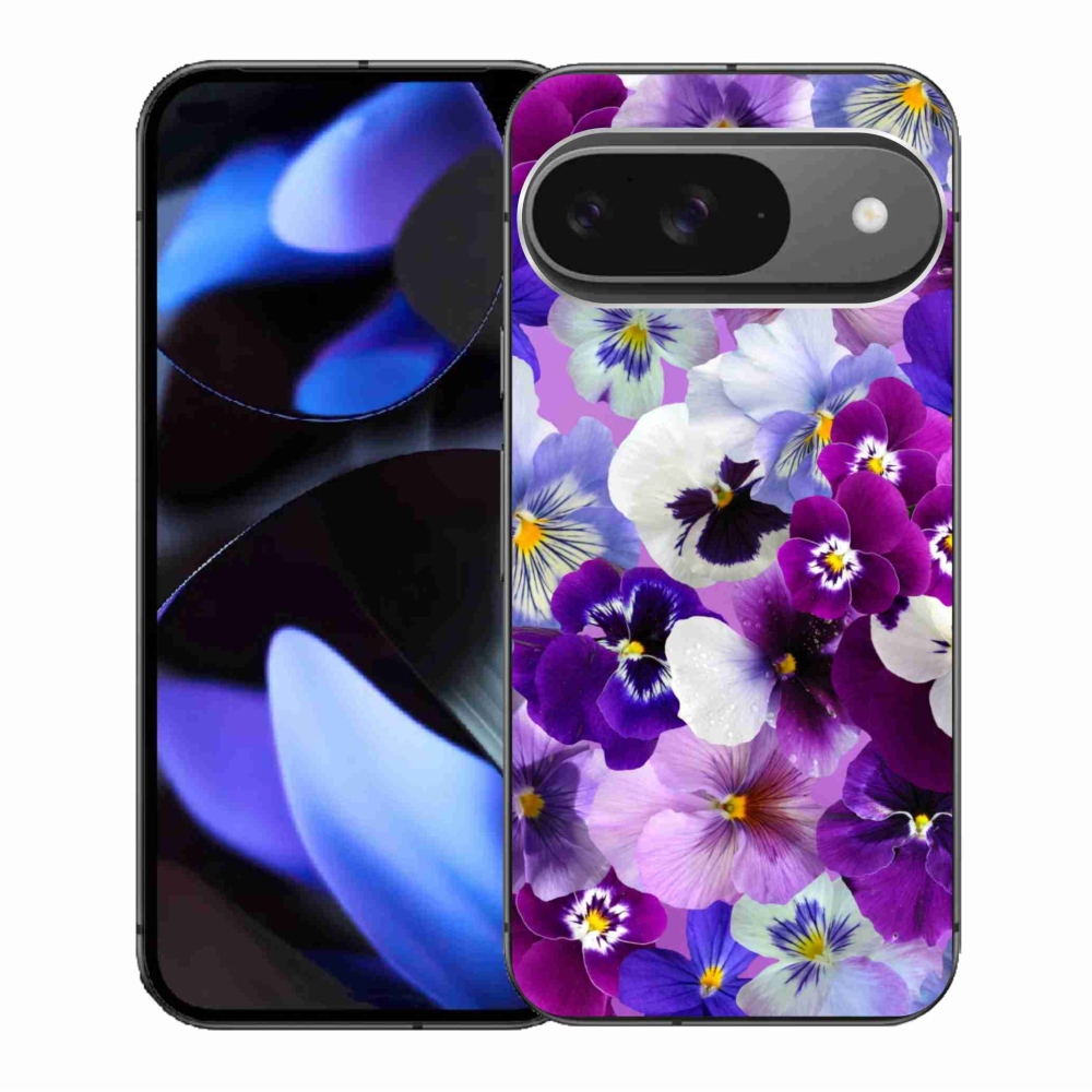 Gélový kryt mmCase na Google Pixel 9/9 Pro - kvety 9