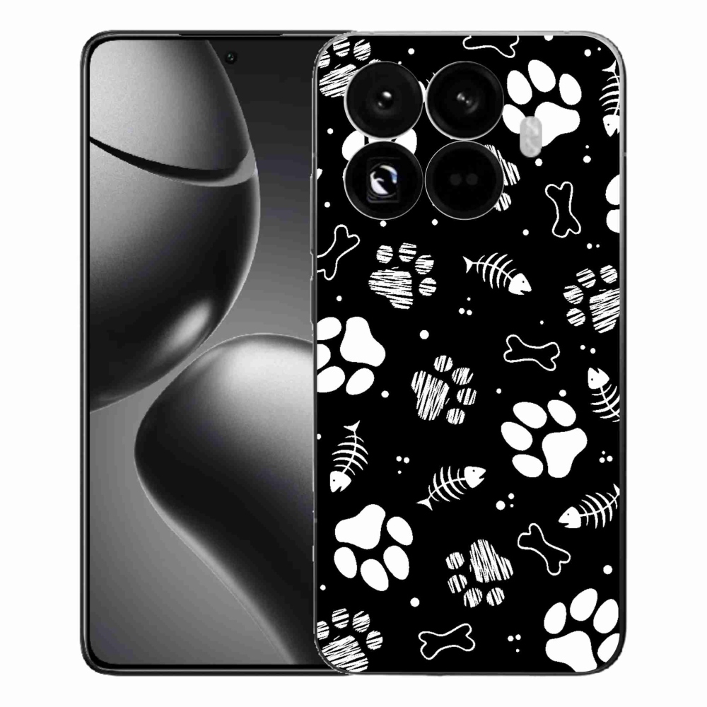 Gélový kryt mmCase na Xiaomi 15T Pro - psie labky
