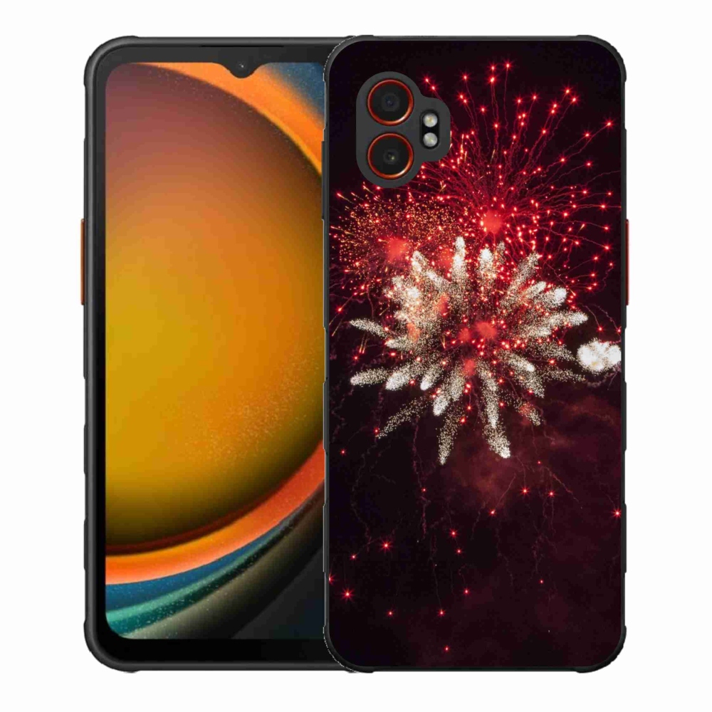 Gélový kryt mmCase na Samsung Galaxy Xcover 7 Pro - ohňostroj