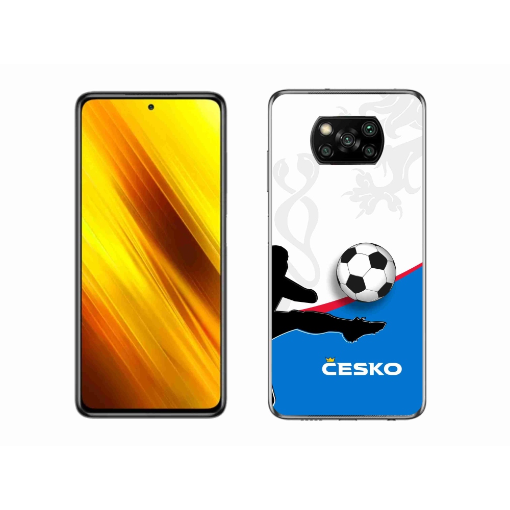 Gélový kryt mmCase na Xiaomi Poco X3 Pro - futbal Česko 3