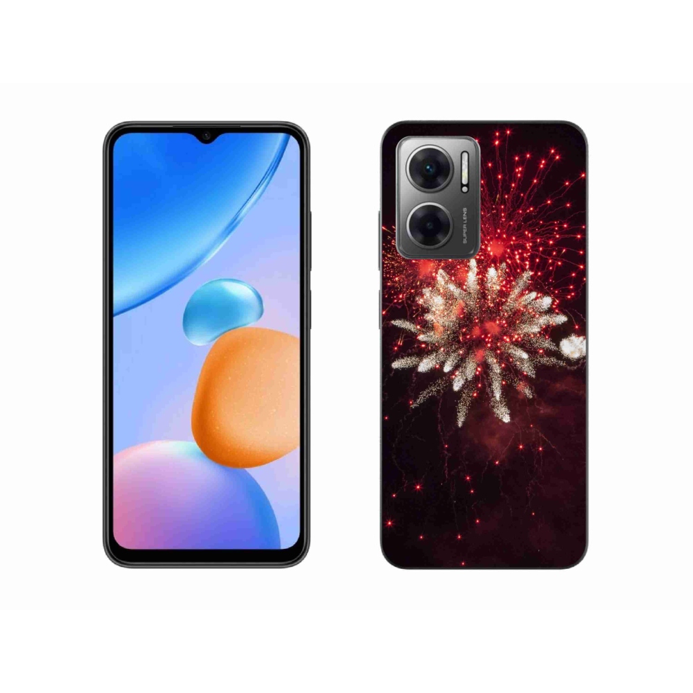 Gélový kryt mmCase na Xiaomi Redmi 10 5G - ohňostroj