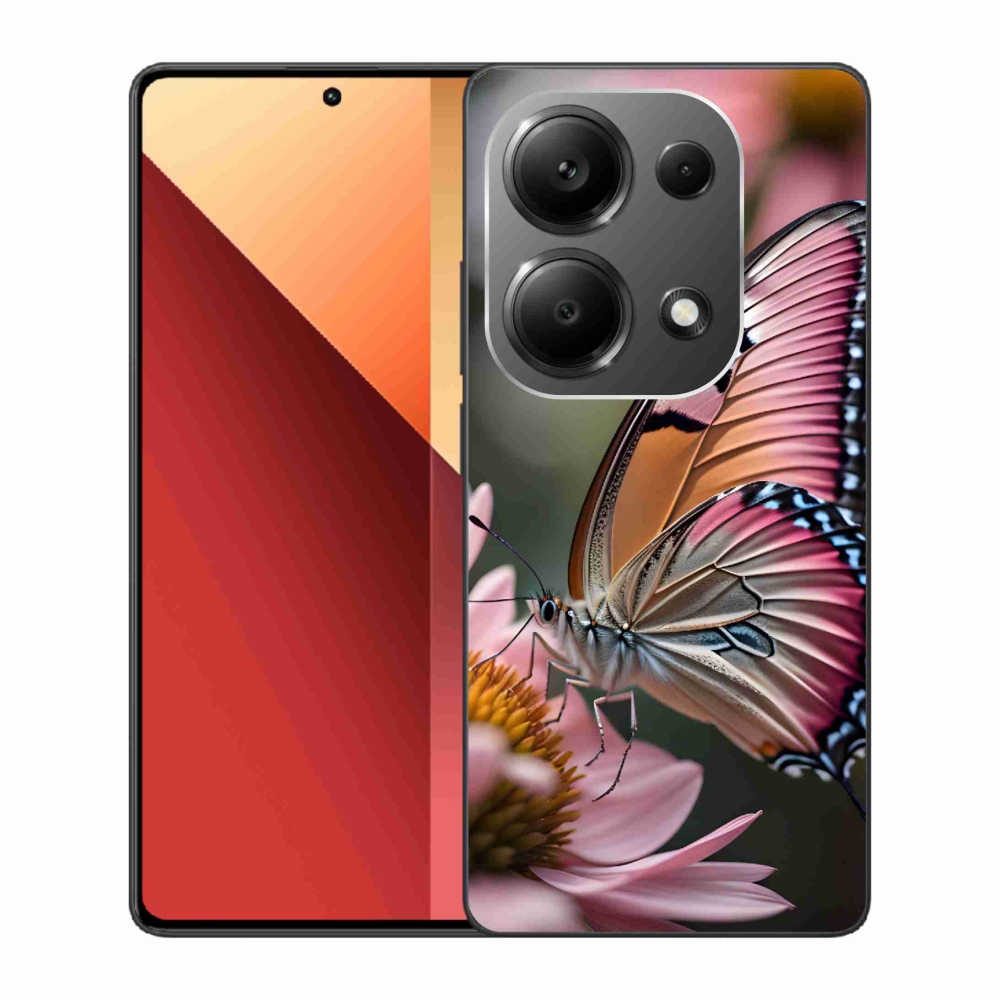 Gélový kryt mmCase na Xiaomi Redmi Note 13 Pro 4G/Poco M6 Pro - farebný motýľ