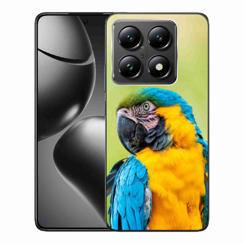 Gélový obal mmCase na Xiaomi 14T - papagáj ara 2
