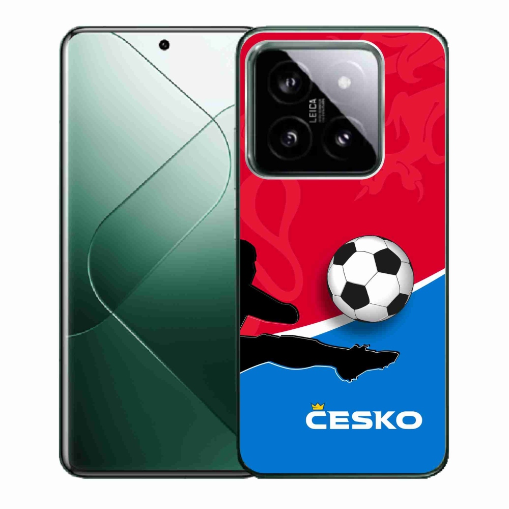 Gélový kryt mmCase na Xiaomi 14 - futbal Česko 2