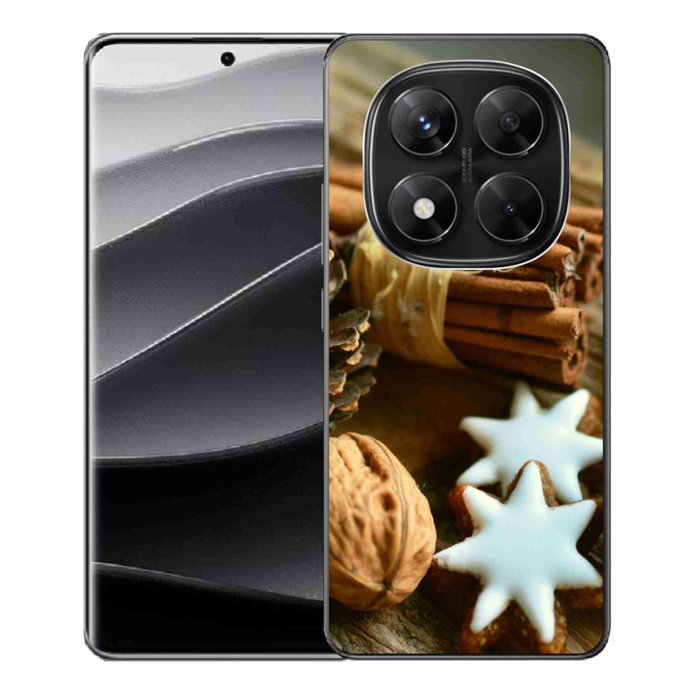 Gélový kryt mmCase na Xiaomi Redmi Note 14 Pro 5G/Poco X7 5G - skořice a perníčky