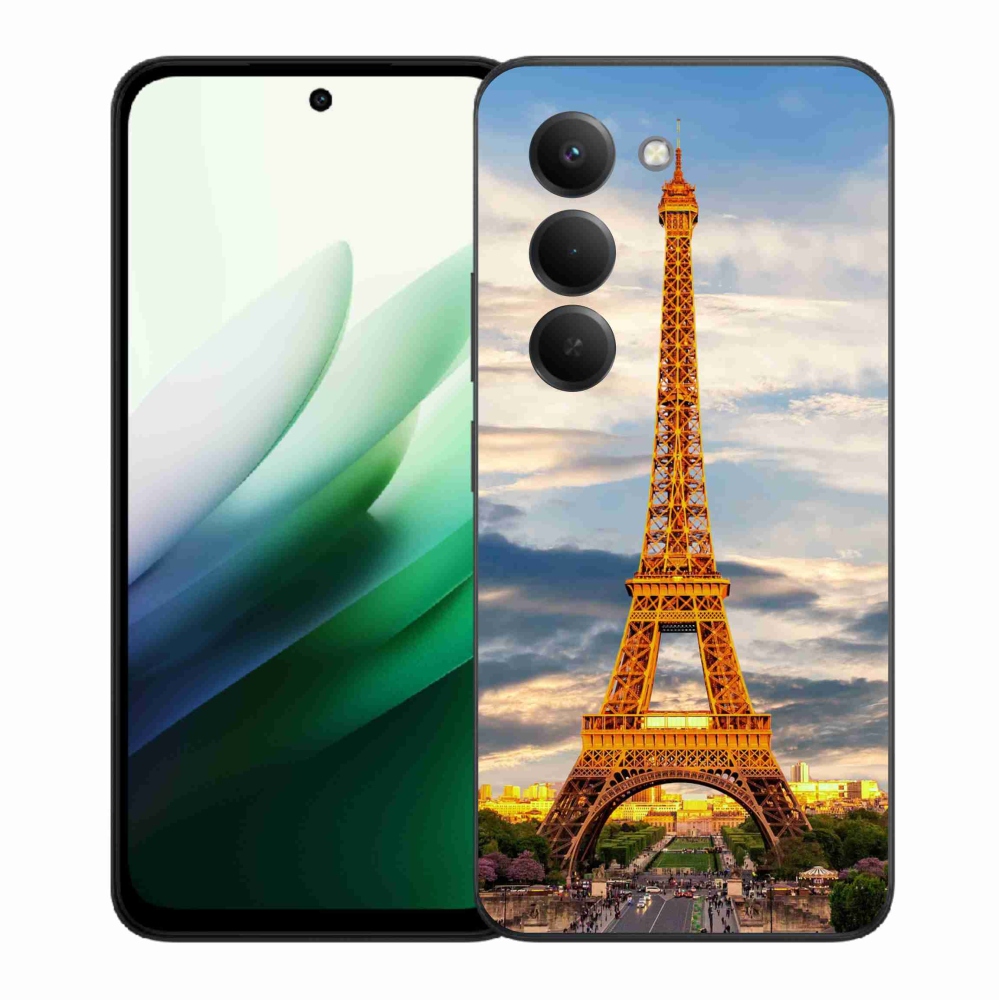 Gélový kryt mmCase na Xiaomi Redmi 15 5G (169mm) - eiffelova veža 3