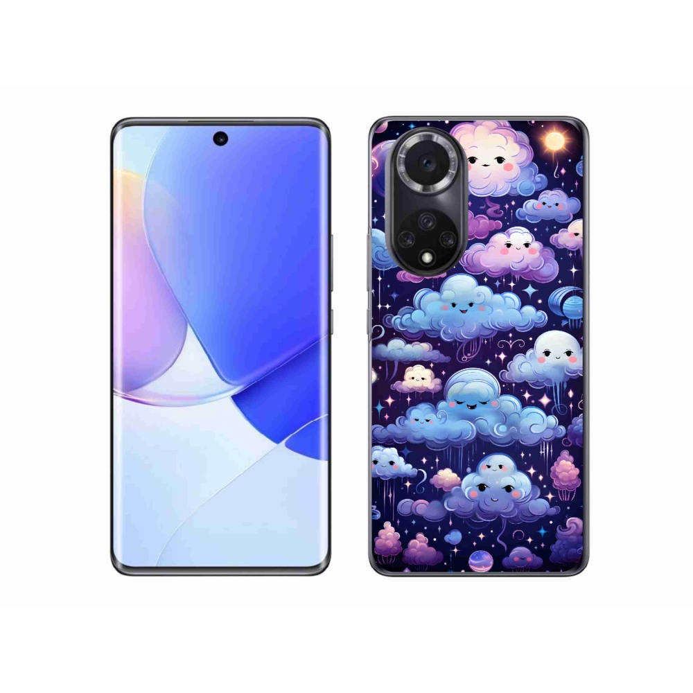 Gelový kryt mmCase na Huawei Nova 9 - mráčky