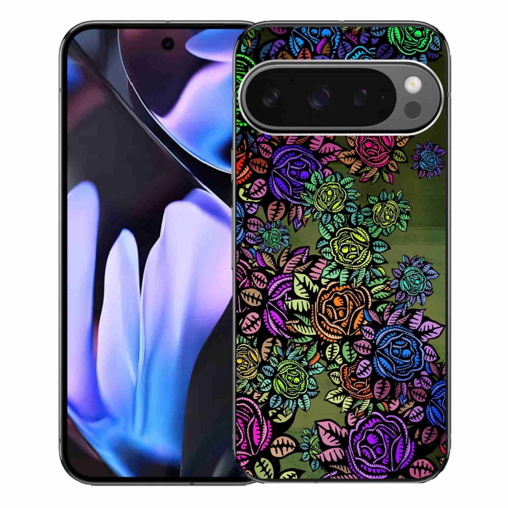 Gélový kryt mmCase na Google Pixel 9 Pro XL - kvety 6