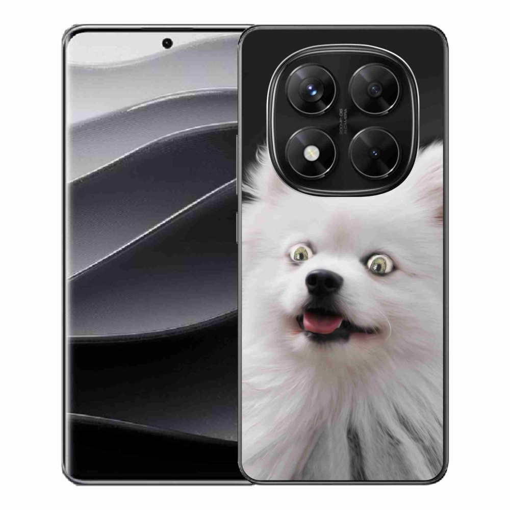 Gélový kryt mmCase na Xiaomi Redmi Note 14 Pro 5G/Poco X7 5G - biely špic