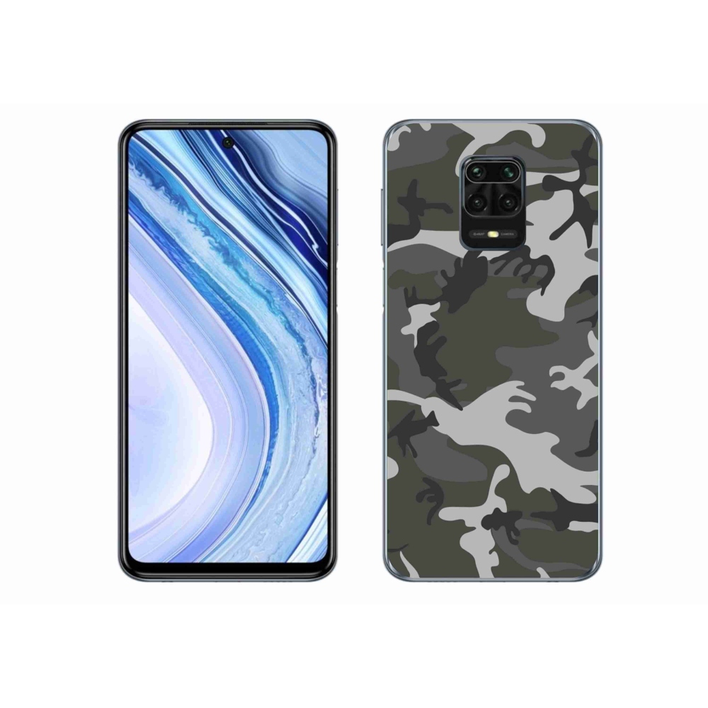 Gélový kryt mmCase na Xiaomi Redmi Note 9S - maskáčový vzor