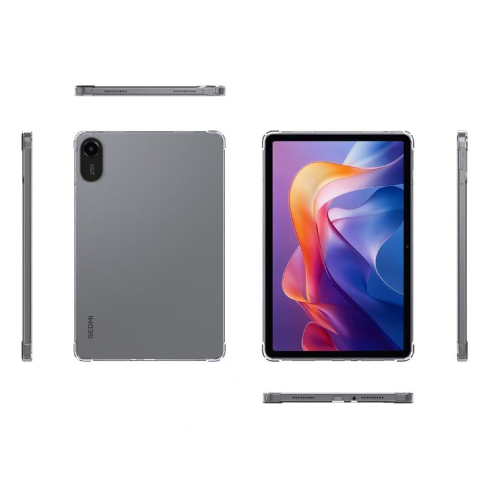 Priehľadný gélový obal na Xiaomi Redmi Pad 2 - priehľadný