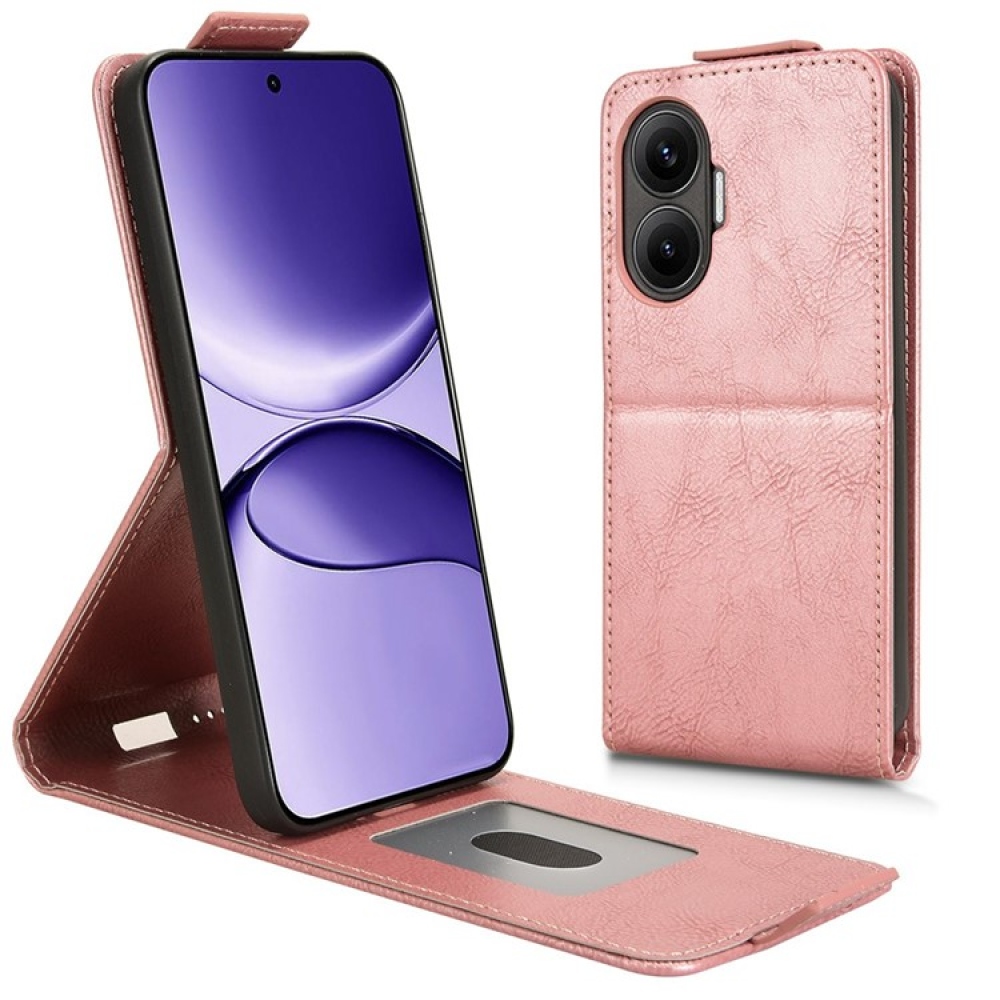 Vert flipové púzdro na Xiaomi Poco F7 5G - ružovozlaté