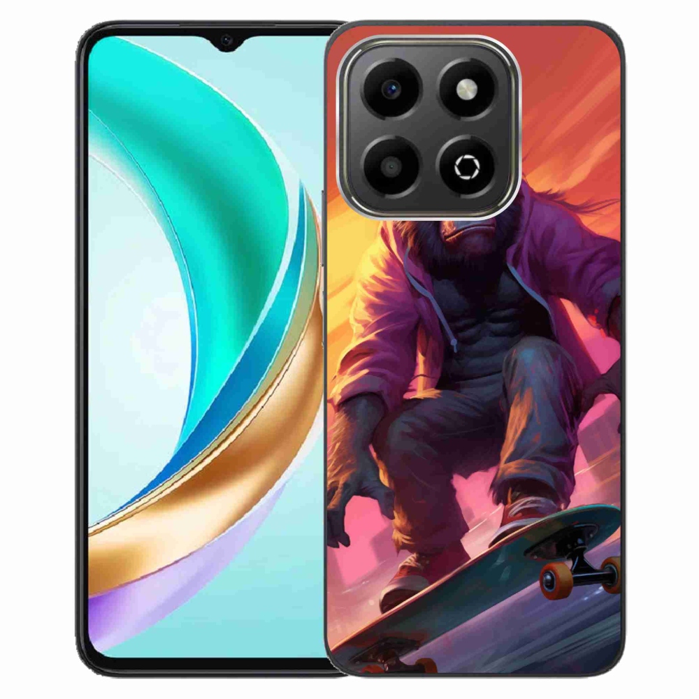 Gélový kryt mmCase na Honor X6b - gorila na skateboarde